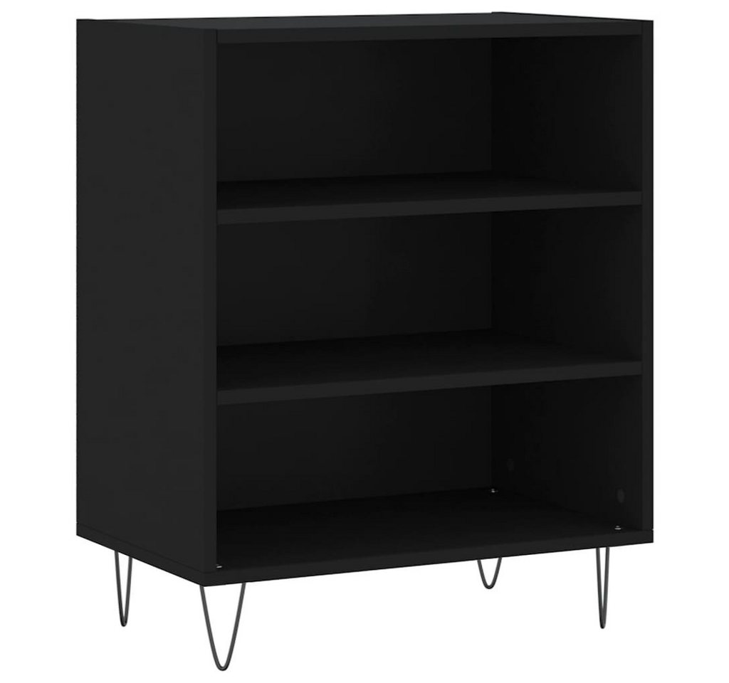 vidaXL Sideboard Sideboard Schwarz 57x35x70 cm Holzwerkstoff (1 St) von vidaXL