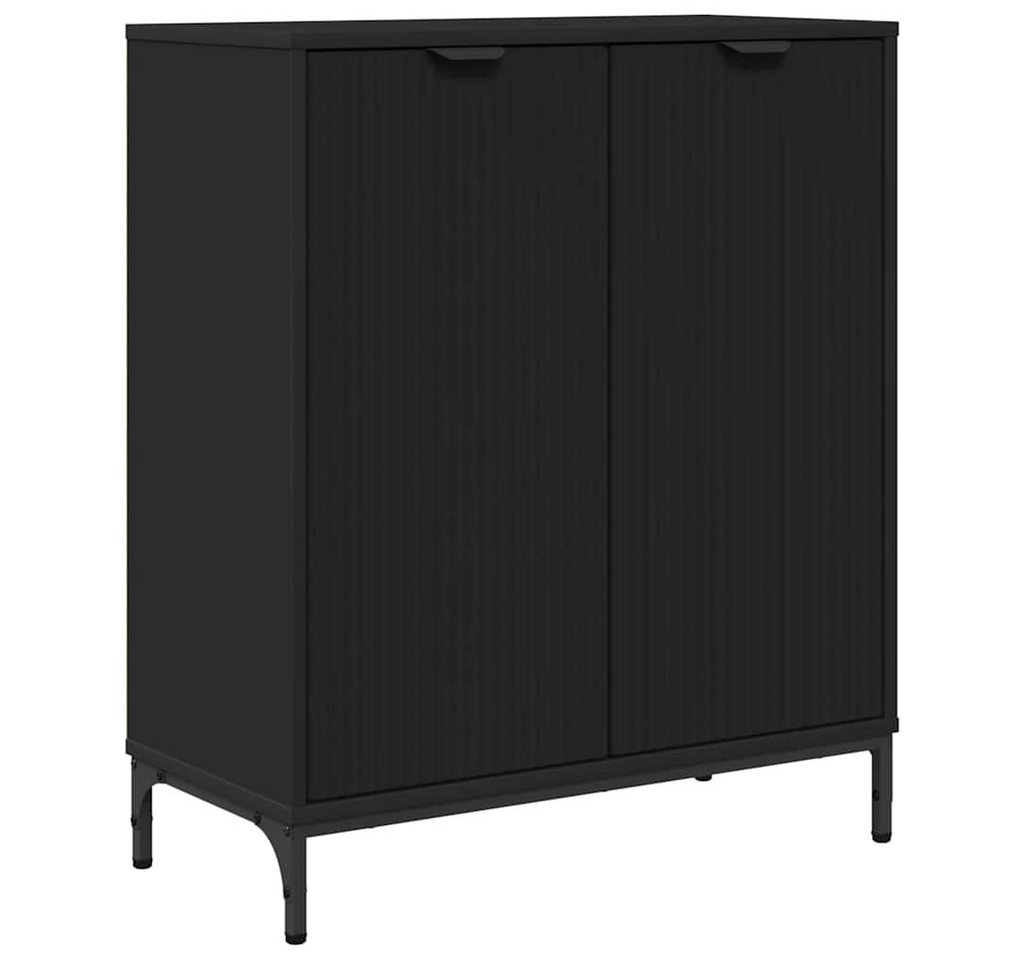 vidaXL Sideboard Sideboard Schwarz 69,5 x 33 x 82 cm Holzwerkstoff (1 St) von vidaXL