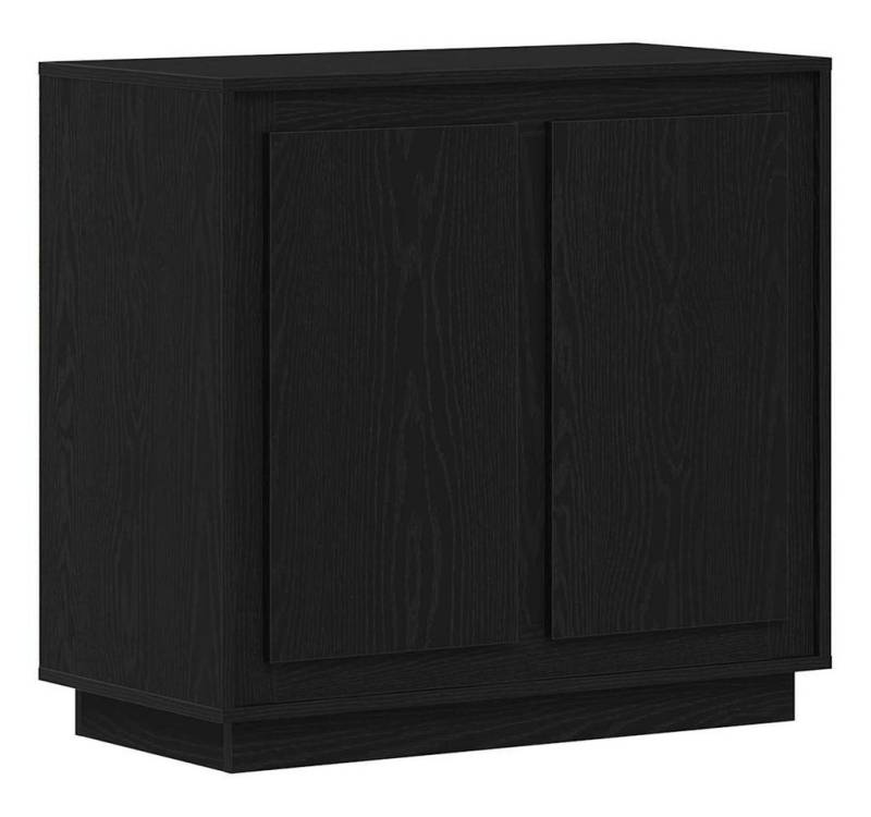 vidaXL Sideboard Moderner Buffet Sideboard Schwarze Eiche 80 x 34 x 75 cm (1 St) von vidaXL