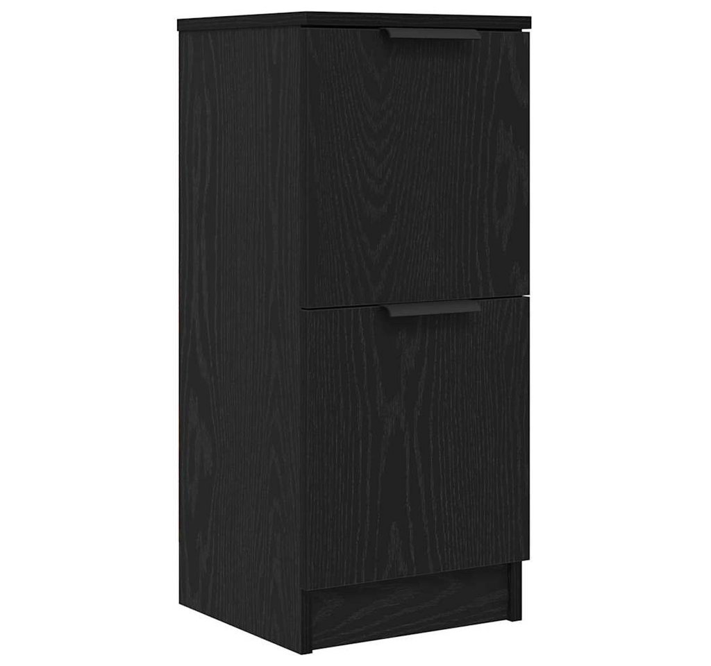 vidaXL Sideboard Sideboard Schwarze Eiche 30 x 30 x 70 cm Holzwerkstoff (1 St) von vidaXL