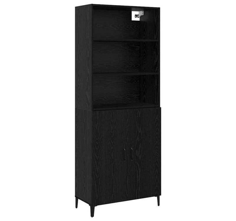 vidaXL Sideboard Sideboard Schwarze Eiche 69,5 x 32,5 x 180 cm Holzwerkstoff (1 St) von vidaXL