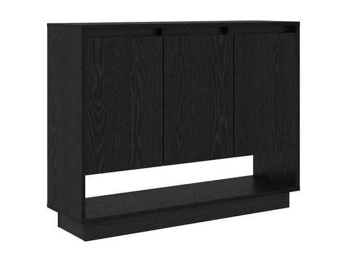 vidaXL Sideboard Sideboard Schwarze Eiche 97 x 29 x 75 cm Holzwerkstoff (1 St), schwarz, Schwarze Eiche von vidaXL