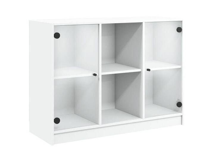 vidaXL Sideboard Sideboard Weiß 102x37x75,5 cm Holzwerkstoff (1 St), weiß, Holzwerkstoff, Weiß von vidaXL
