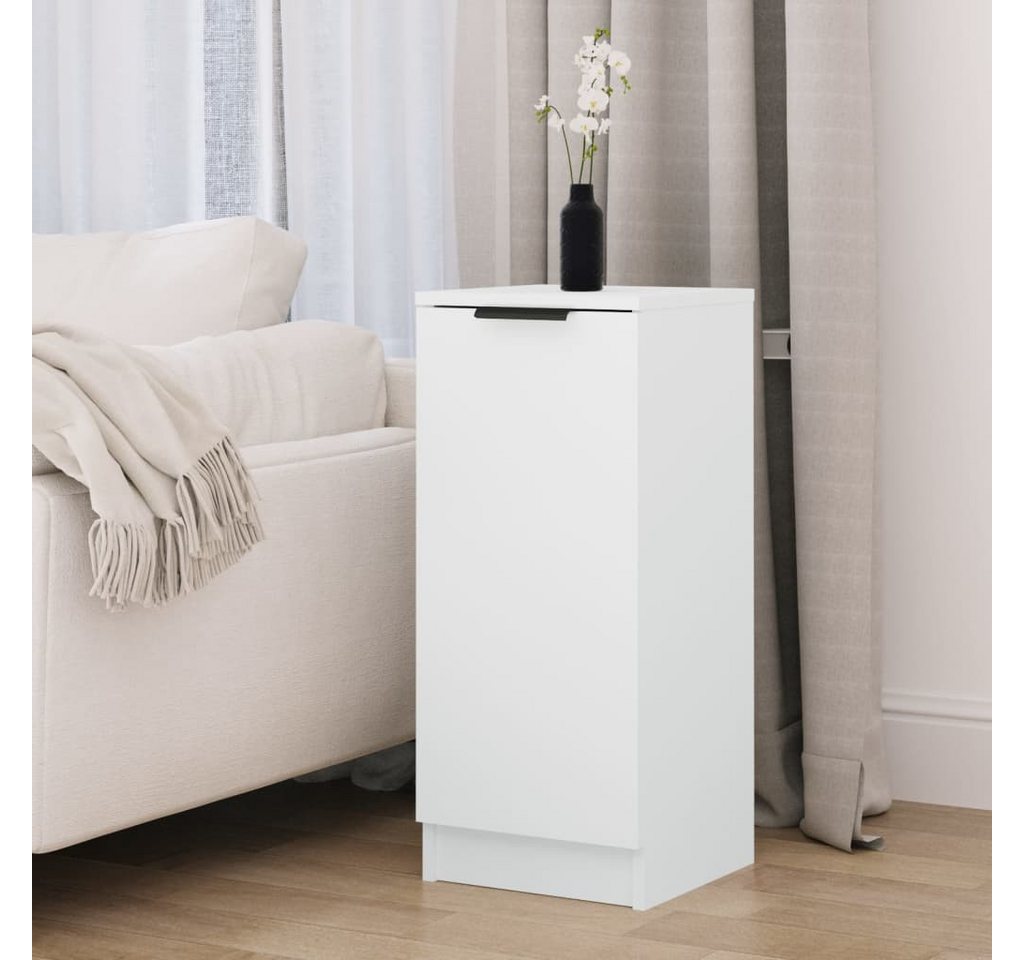vidaXL Sideboard Sideboard Weiß 30x30x70 cm Spanplatte von vidaXL