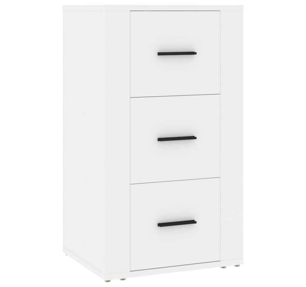 vidaXL Sideboard Sideboard Weiß 40x33x70 cm Spanplatte Kommode Schubladen von vidaXL