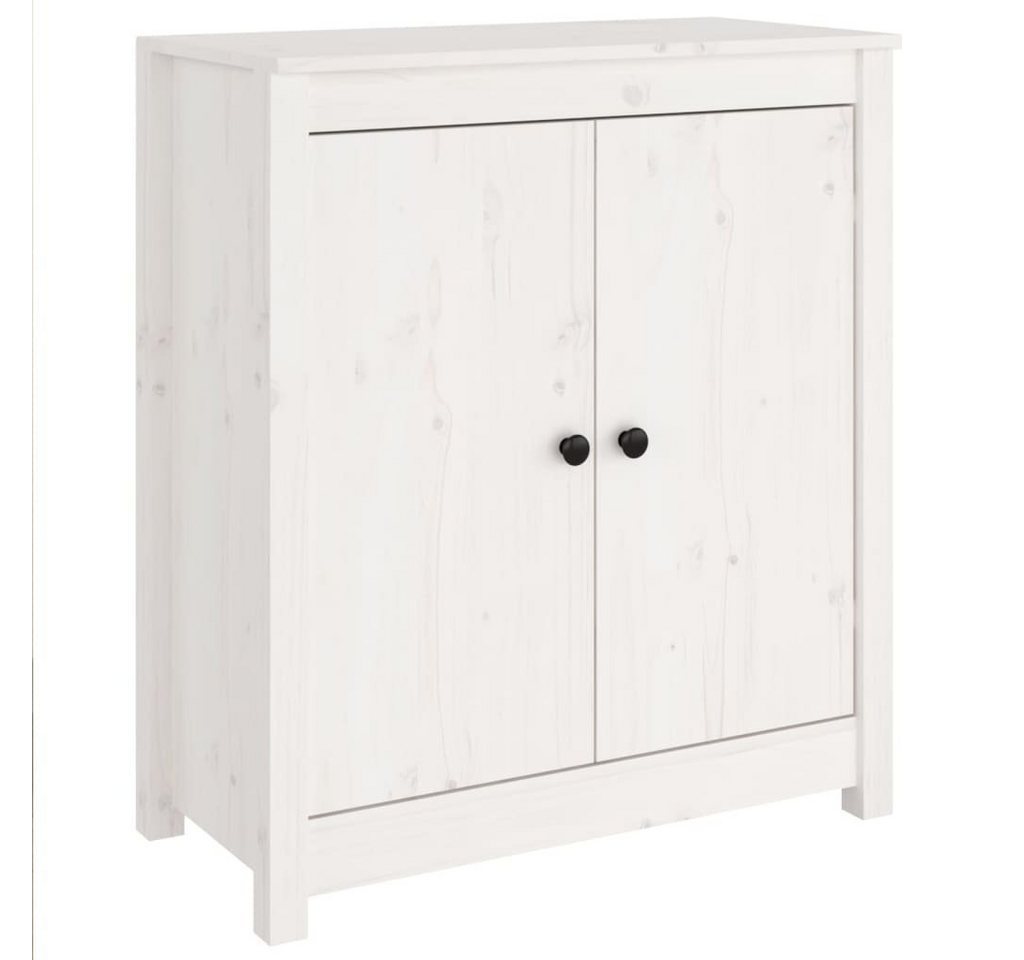 vidaXL Sideboard Sideboard Weiß 70x35x80 cm Massivholz Kiefer Anrichte Kommode vidaXL Sideboard Sideboard Weiß 70x35x80 cm Massivholz Kiefer Anrichte Kommode von vidaXL