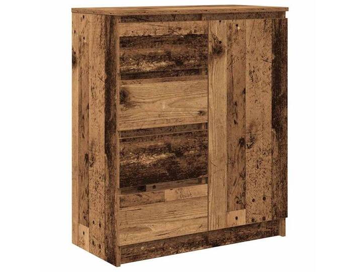 vidaXL Sideboard Sideboard mit Schubladen Altholz-Optik 71x35x84cm Holzwerkstoff (1 St), braun von vidaXL