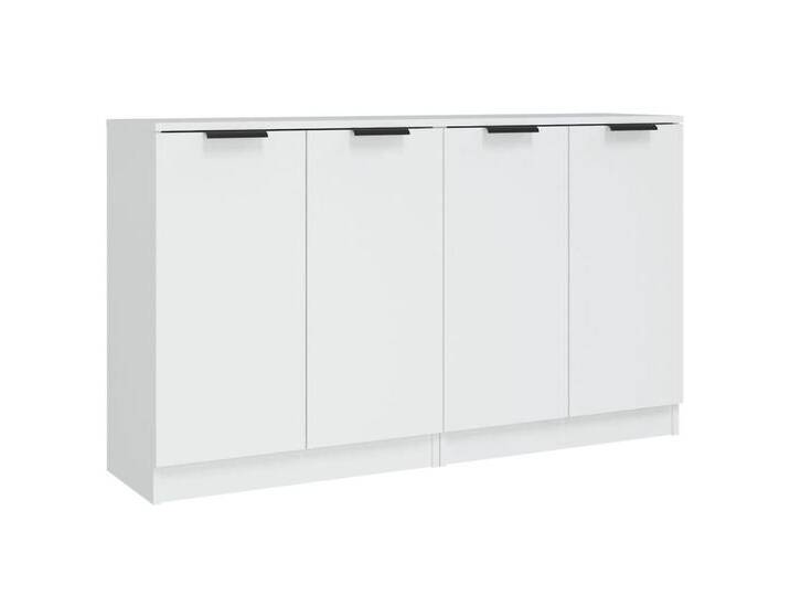 vidaXL Sideboard Sideboards 2 Stk Weiß 60x30x70 cm Spanplatte Kommode Türen, weiß vidaXL Sideboard Sideboards 2 Stk Weiß 60x30x70 cm Spanplatte Kommode Türen, weiß von vidaXL
