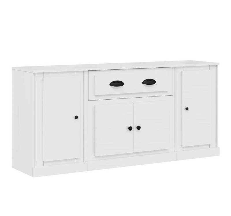 vidaXL Sideboard Sideboards 3 Stk. Hochglanz-Weiß Holzwerkstoff (3 St) von vidaXL