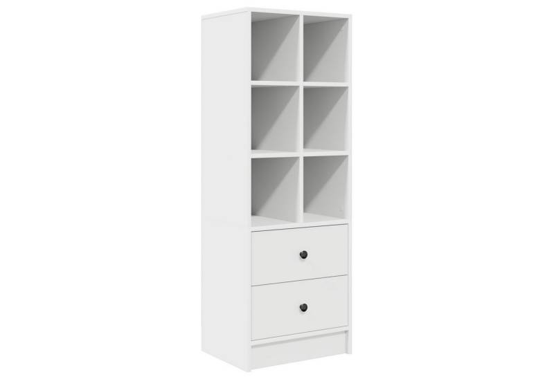 vidaXL Sideboard Weißes Regalsystem Weiß MDF Standard Weißes Regalsystem (1 St) von vidaXL