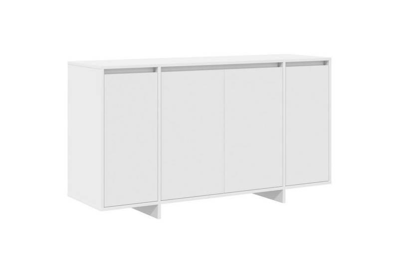 vidaXL Sideboard Weißes Sideboard Weiß Holz 135 x 41 x 75 cm Weißes Sideboard (1 St) von vidaXL