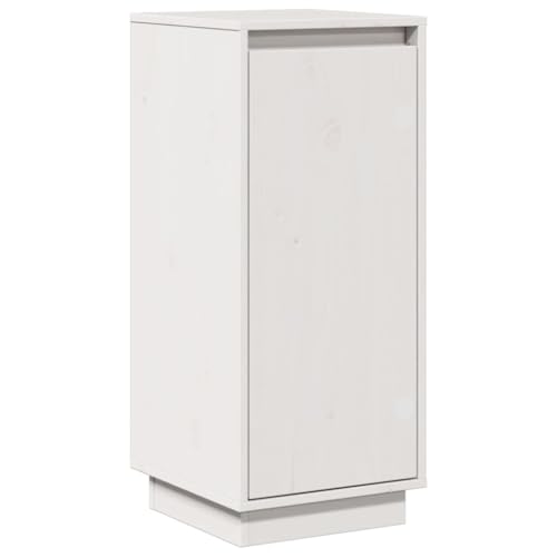 vidaXL Sideboard mit Türen Kommode Anrichte Schrank Beistellschrank Mehrzweckschrank Standschrank Holzschrank Weiß 31,5x34x75cm Massivholz Kiefer vidaXL Sideboard mit Türen Kommode Anrichte Schrank Beistellschrank Mehrzweckschrank Standschrank Holzschrank Weiß 31,5x34x75cm Massivholz Kiefer von vidaXL