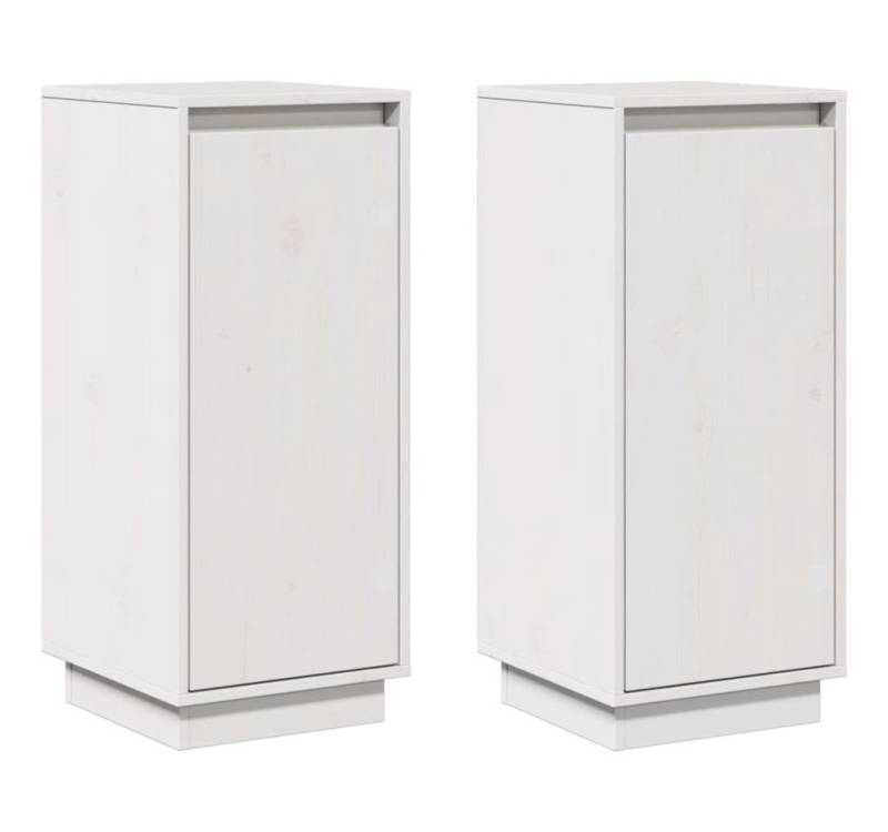 vidaXL Sideboard, Kommoden 2 Stk. Weiß 31,5x34x75 cm Massivholz Kiefer vidaXL Sideboard, Kommoden 2 Stk. Weiß 31,5x34x75 cm Massivholz Kiefer von vidaXL