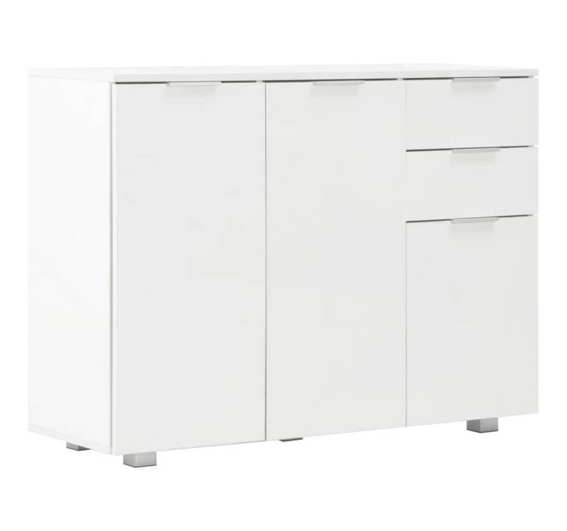 vidaXL Sideboard, Kommode Hochglanz-Weiß 107x35x80,5 cm vidaXL Sideboard, Kommode Hochglanz-Weiß 107x35x80,5 cm von vidaXL