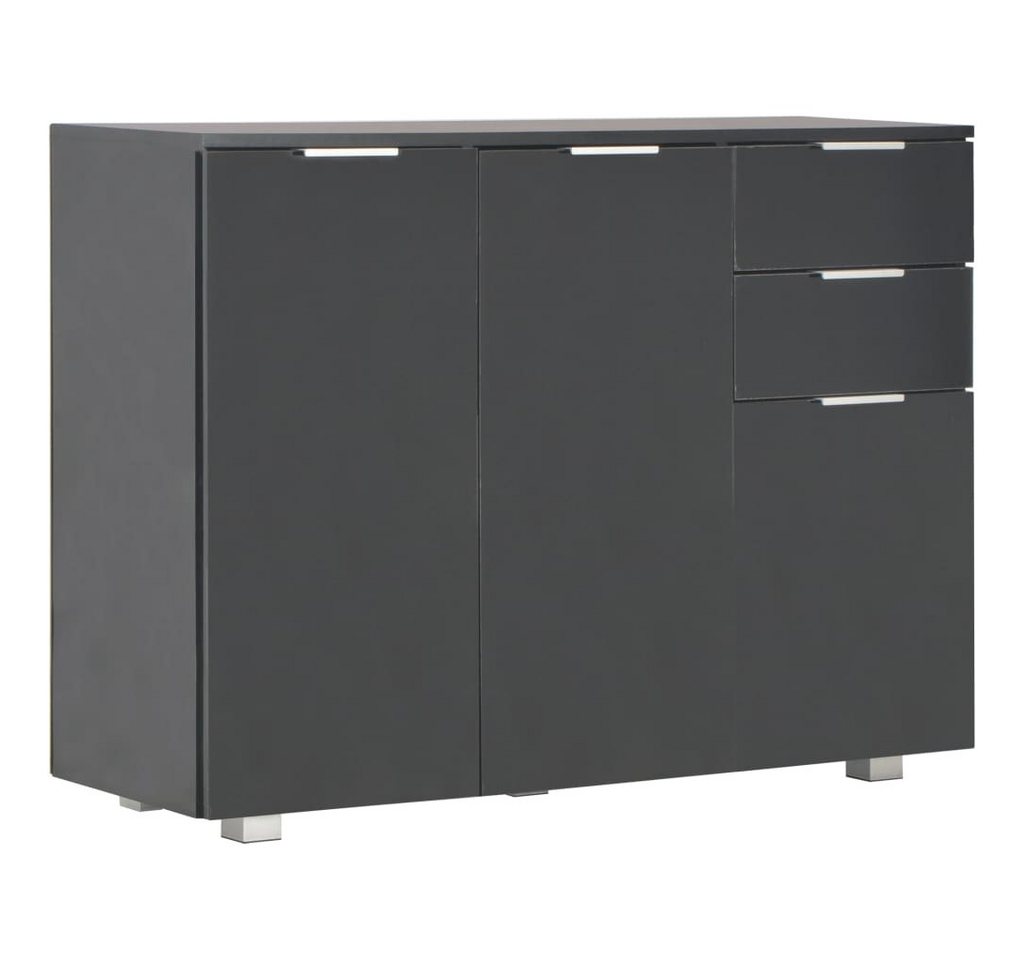 vidaXL Sideboard, Kommode Hochglanz-Schwarz 107x35x80,5 cm vidaXL Sideboard, Kommode Hochglanz-Schwarz 107x35x80,5 cm von vidaXL