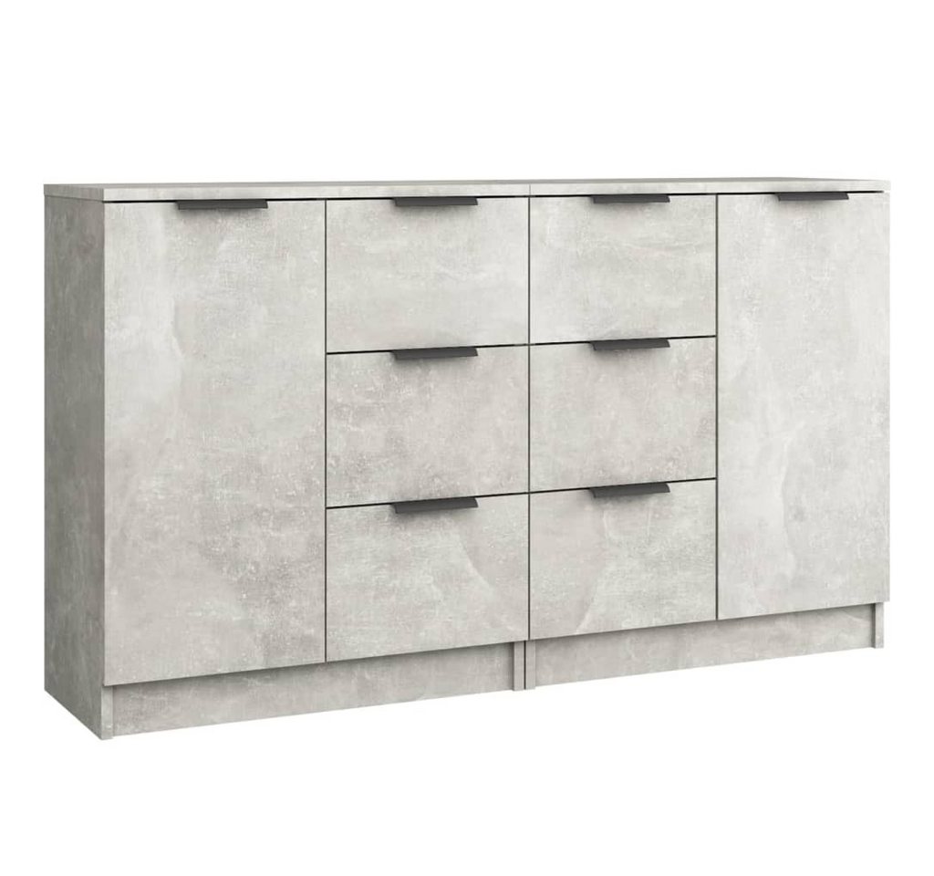 vidaXL Sideboard, Kommoden 2 Stk. Betongrau 60x30x70 cm Holzwerkstoff vidaXL Sideboard, Kommoden 2 Stk. Betongrau 60x30x70 cm Holzwerkstoff von vidaXL