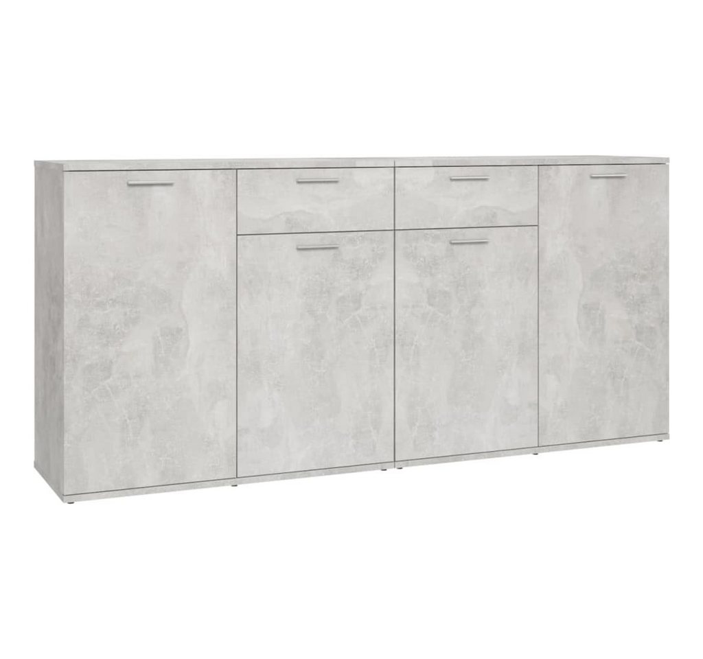 vidaXL Sideboard, Kommode Betongrau 160x36x75 cm Holzwerkstoff vidaXL Sideboard, Kommode Betongrau 160x36x75 cm Holzwerkstoff von vidaXL