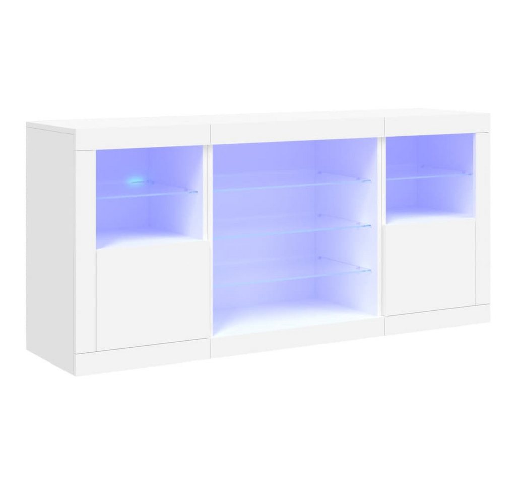 vidaXL Sideboard, Kommode mit LED-Leuchten Weiß 142,5x37x67 cm vidaXL Sideboard, Kommode mit LED-Leuchten Weiß 142,5x37x67 cm von vidaXL