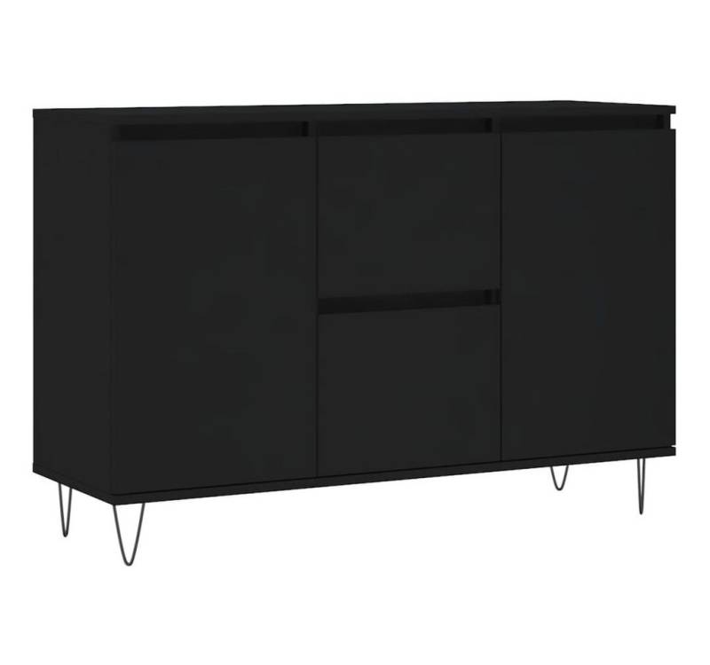 vidaXL Sideboard, Kommode Schwarz 104x35x70 cm Holzwerkstoff vidaXL Sideboard, Kommode Schwarz 104x35x70 cm Holzwerkstoff von vidaXL
