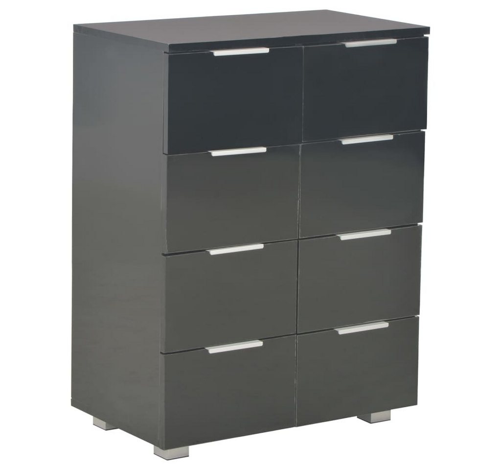 vidaXL Sideboard, Kommode Hochglanz-Schwarz 60x35x80 cm Holzwerkstoff vidaXL Sideboard, Kommode Hochglanz-Schwarz 60x35x80 cm Holzwerkstoff von vidaXL