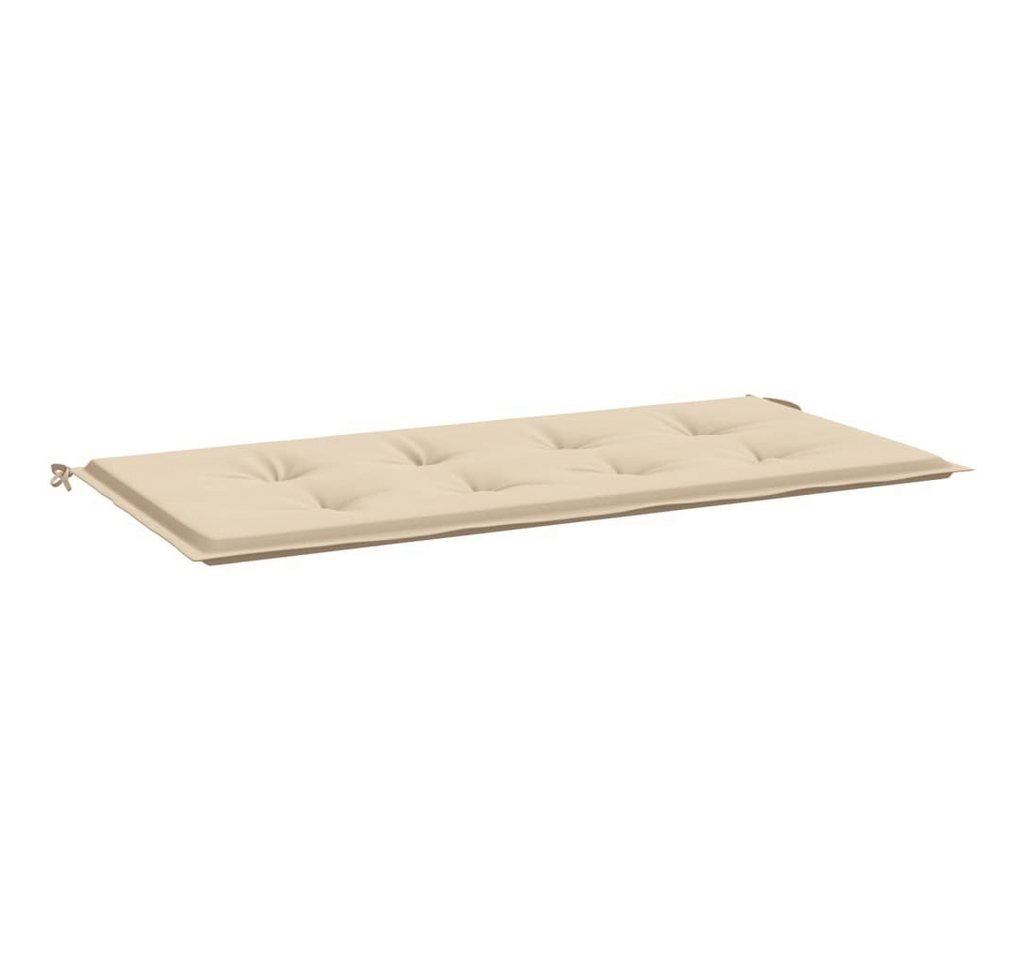 vidaXL Sitzauflage Gartenbank-Auflage Beige 120x50x3 cm Oxford-Gewebe, (1 St) von vidaXL