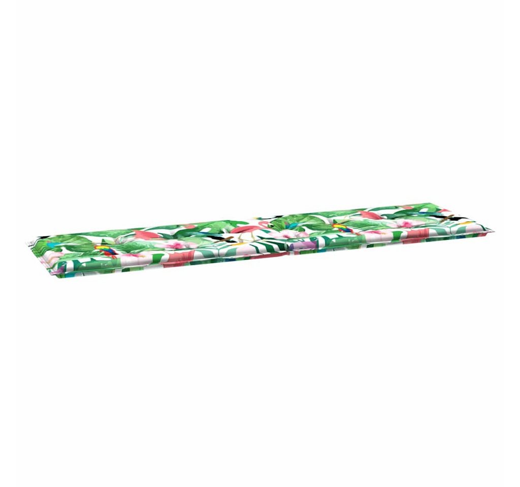 vidaXL Sitzauflage Gartenbank-Kissen Grün und pink 180 x 50 x 4 cm Oxford Stoff, (1 St) von vidaXL