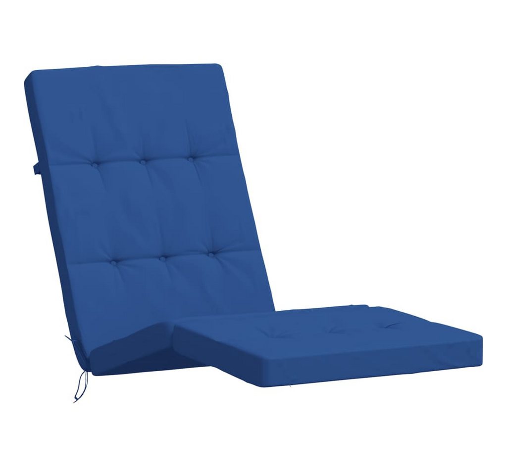 vidaXL Sitzauflage Liegestuhl-Auflagen 2 Stk. Königsblau Oxford-Gewebe, (2 St) von vidaXL