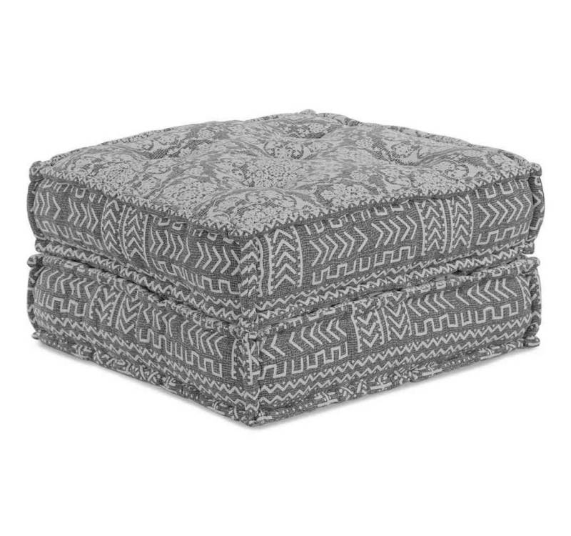 vidaXL Sitzauflage Modulares Sofa Geometrisch Hellgrau 70 x 70 x 36 cm Stoff, (1 St) von vidaXL