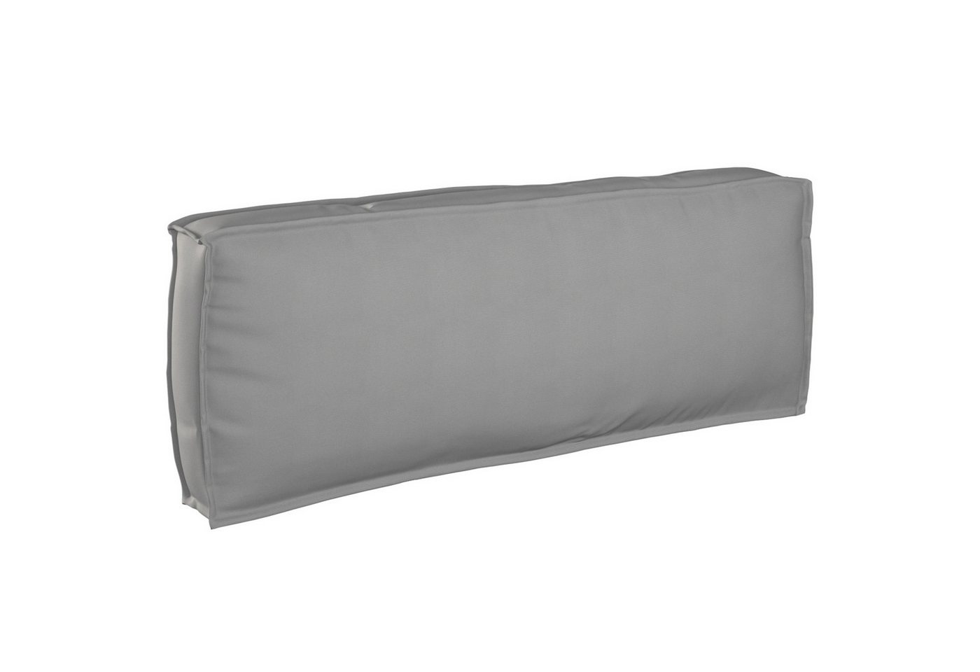 vidaXL Sitzauflage Palettenkissen für Rückenlehne mit Kissen Grau 120 x 40 x 12 cm, (1 St) von vidaXL