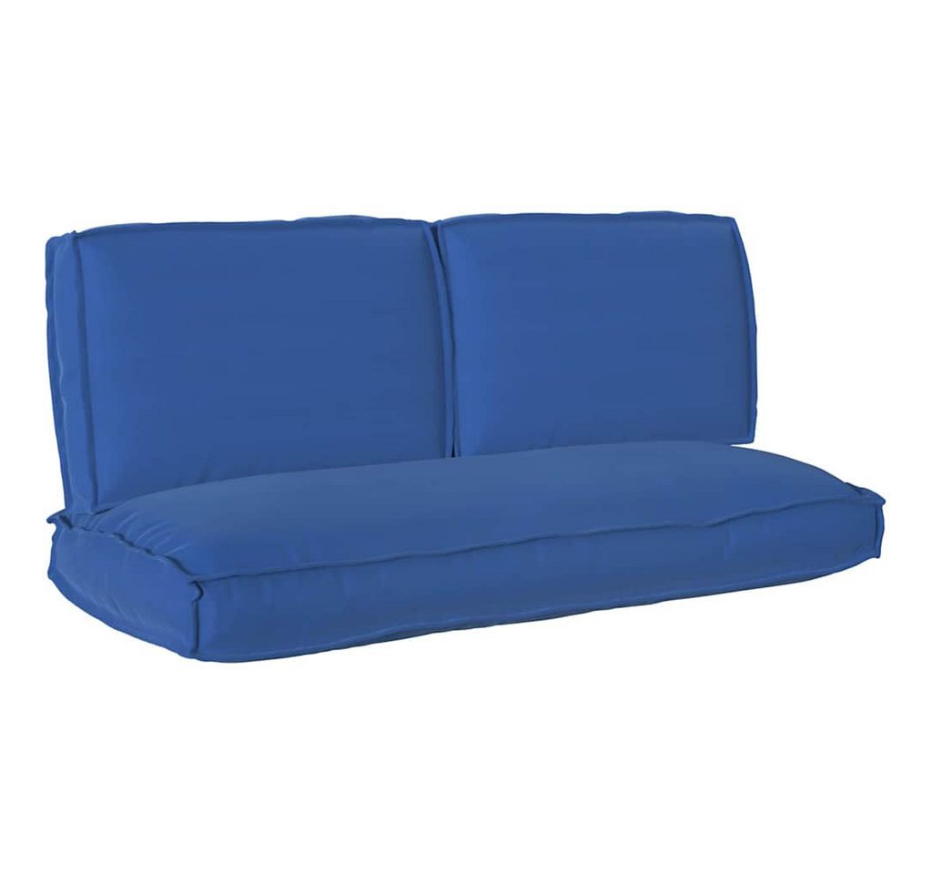 vidaXL Sitzauflage Pallet Kissen Set mit Kissen 3 pcs Königsblau 120 x 50 x 12 cm, (3 St) von vidaXL