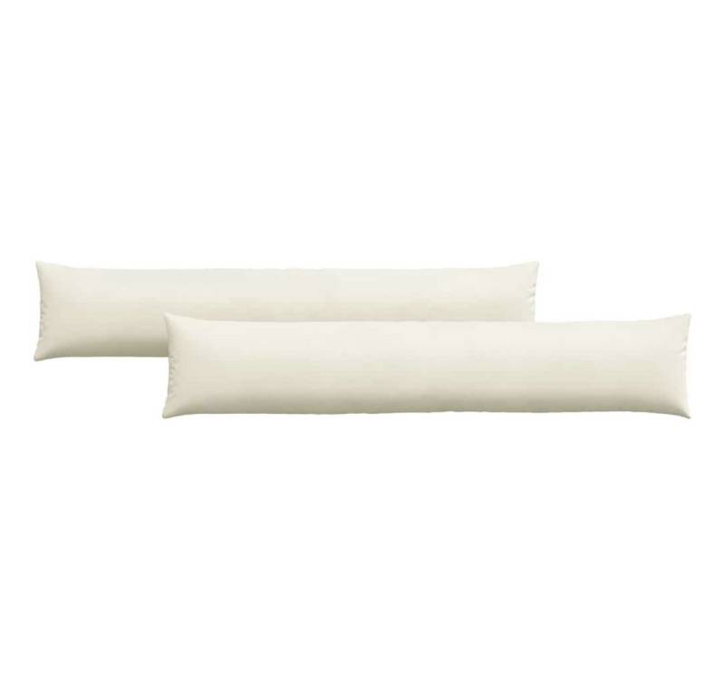 vidaXL Sitzauflage Sofakissen 2 pcs Creme 200 x 40 cm Cordstoff, (2 St) von vidaXL