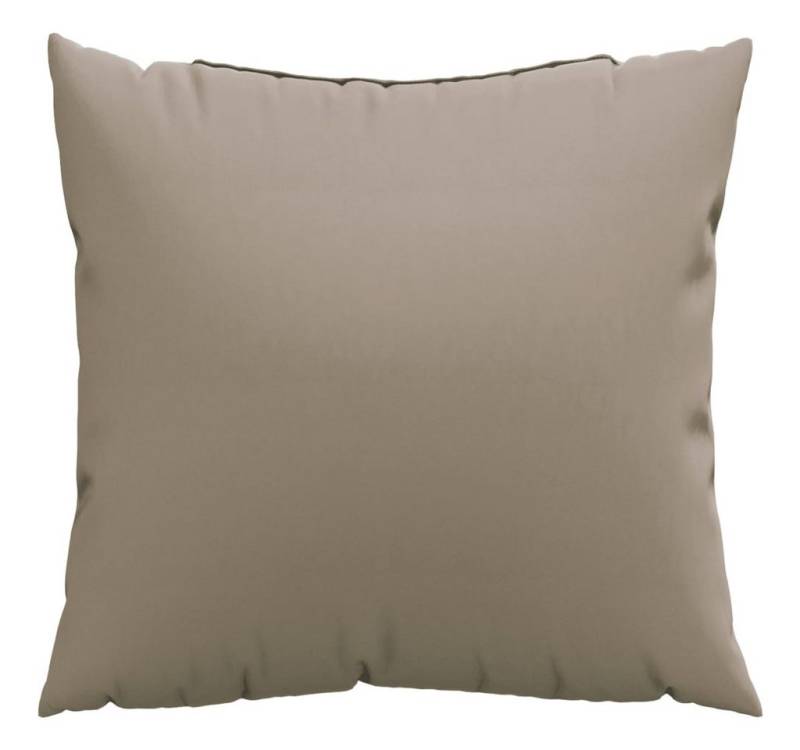 vidaXL Sitzauflage Sofakissen 4 Stk. Taupe 50x50 cm Stoff, (4 St) von vidaXL