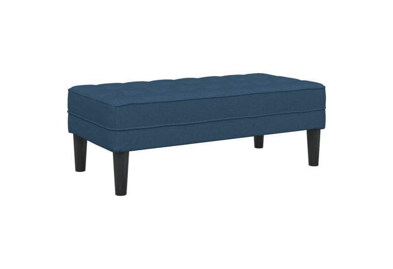 vidaXL Sitzbank Bank Blau 113x57x39 cm Stoff (1-St) von vidaXL