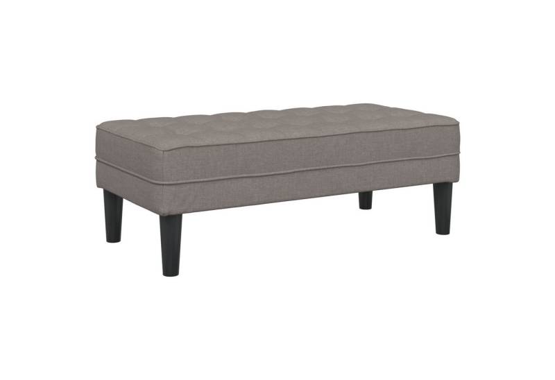 vidaXL Sitzbank Bank Taupe 113x57x39 cm Stoff (1-St) von vidaXL