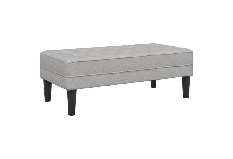 vidaXL Sitzbank Bank Wolkengrau 113x57x39 cm Stoff (1-St) von vidaXL