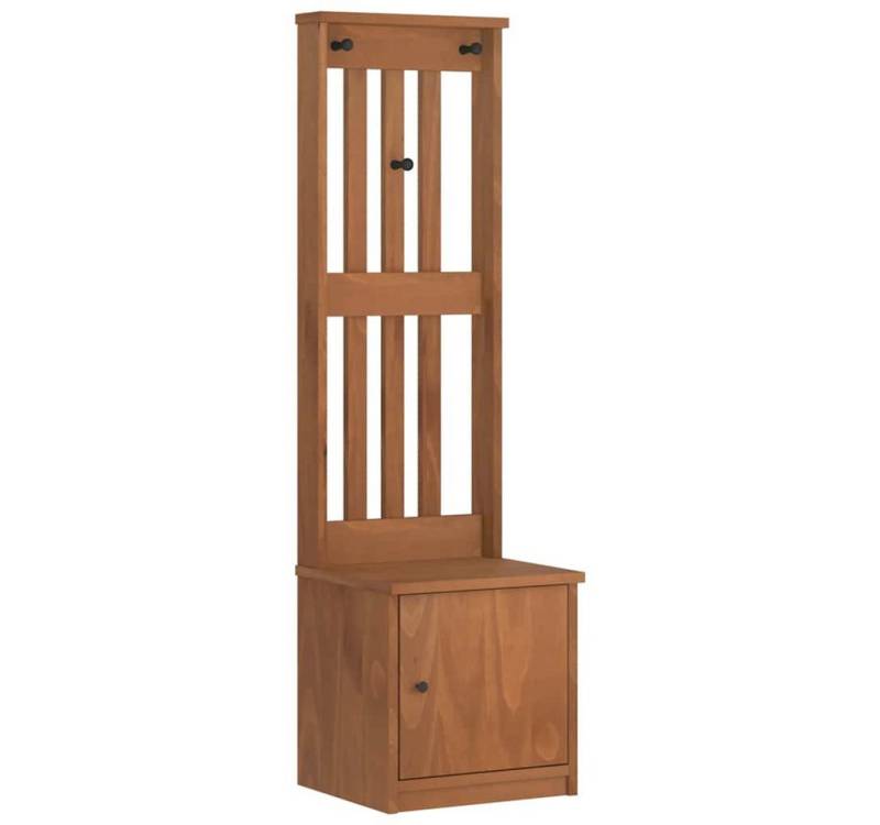 vidaXL Sitzbank Garderobenständer SANDENS 45x40x159,5 cm Massivholz Kiefer von vidaXL