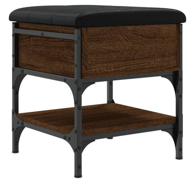 vidaXL Sitzbank Schuhbank Braun Eichen-Optik 42x42x45 cm Holzwerkstoff von vidaXL