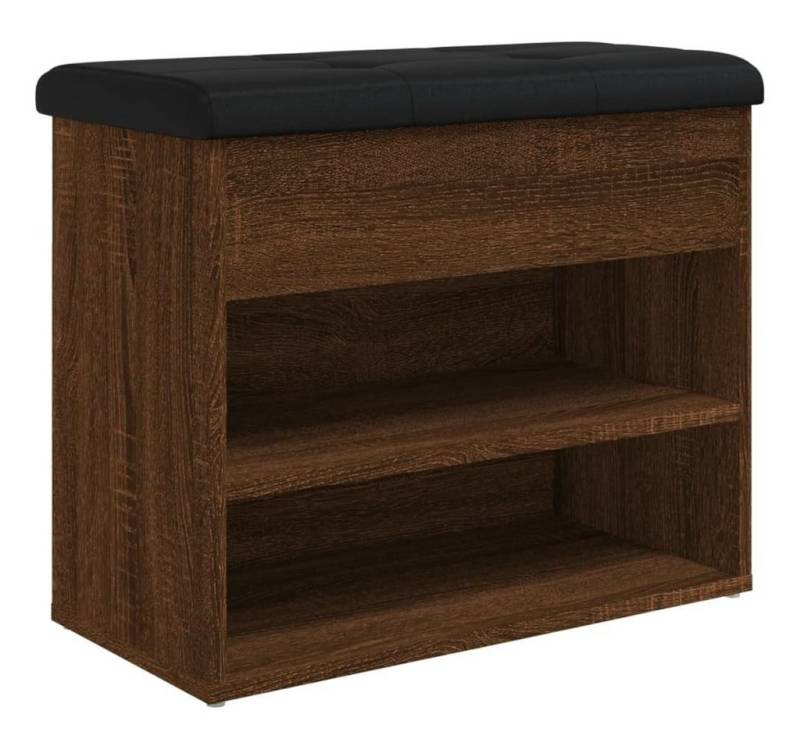vidaXL Sitzbank Schuhbank Braun Eichen-Optik 62x32x50 cm Holzwerkstoff von vidaXL