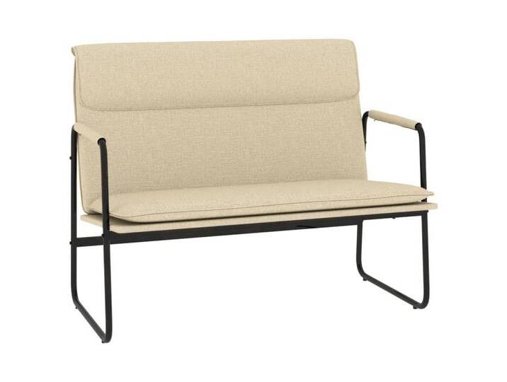 vidaXL Sitzbank Sitzbank Creme 100x64x80 cm Stoff vidaXL Sitzbank Sitzbank Creme 100x64x80 cm Stoff von vidaXL