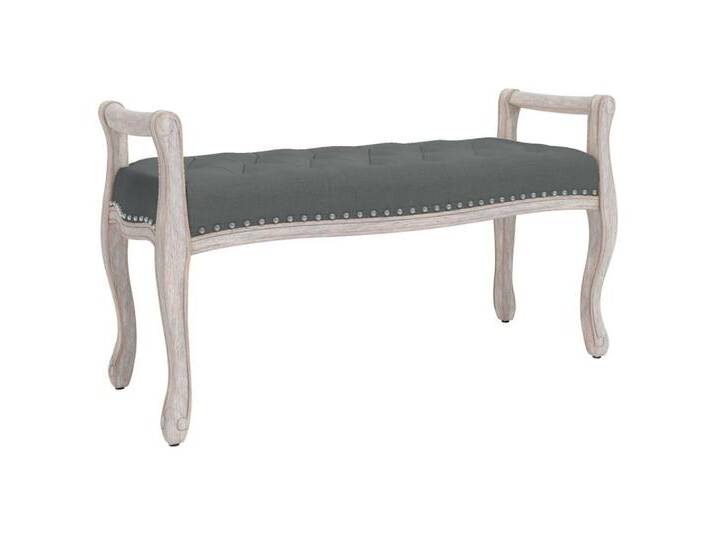 vidaXL Sitzbank Sitzbank Dunkelgrau 110x45x60 cm Stoff, grau, Gewebe von vidaXL
