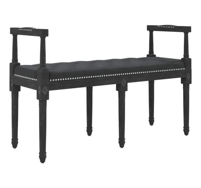 vidaXL Sitzbank Sitzbank Schwarz 110x40x70 cm Samt von vidaXL
