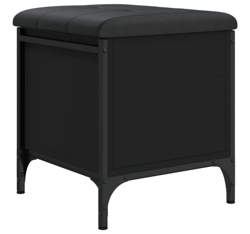 vidaXL Sitzbank Sitzbank mit Stauraum Schwarz 42x42x45 cm Holzwerkstoff von vidaXL