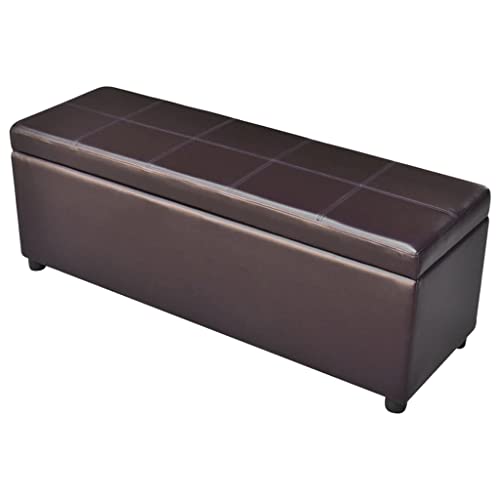 vidaXL Sitzbank Sitzhocker Aufbewahrungsbox Truhe mit Stauraum Lang Holz Braun vidaXL Sitzbank Sitzhocker Aufbewahrungsbox Truhe mit Stauraum Lang Holz Braun von vidaXL