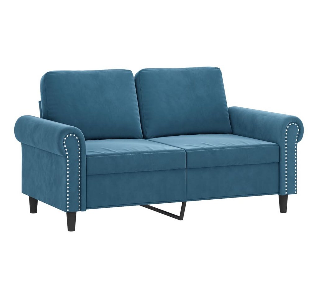 vidaXL Sofa 3-Sitzer-Sofa Blau 180 cm Samt von vidaXL