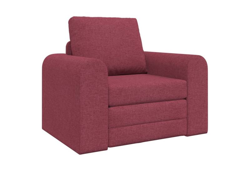 vidaXL Sofa Boden Schlafsofa 2-in-1 Burgunderrot 98x71x83 cm Stoff, 1 Teile von vidaXL