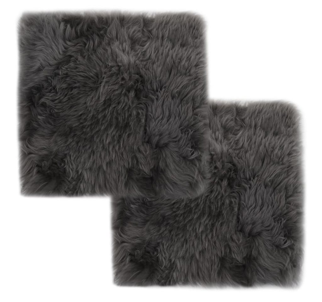 vidaXL Sofa Schaffell Stuhlkissen 2 Stk Hellgrau 40x40 cm Echtes Schaffell Flausch vidaXL Sofa Schaffell Stuhlkissen 2 Stk Hellgrau 40x40 cm Echtes Schaffell Flausch von vidaXL