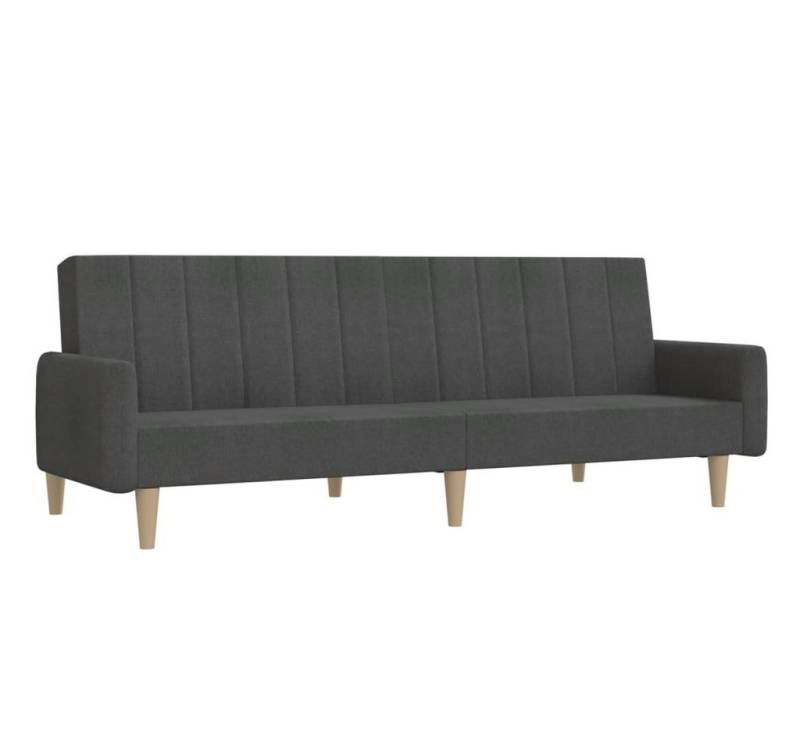 vidaXL Sofa Schlafsofa 2-Sitzer Dunkelgrau Stoff von vidaXL