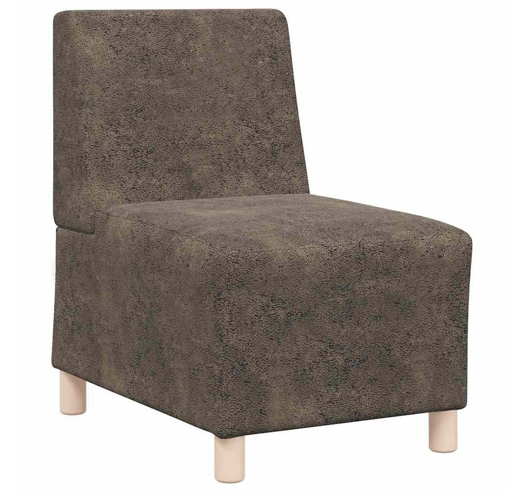 vidaXL Sofa Sofa-Stuhl ohne Armlehnen Dunkelgrau 55 cm Wildleder-Optik vidaXL Sofa Sofa-Stuhl ohne Armlehnen Dunkelgrau 55 cm Wildleder-Optik von vidaXL
