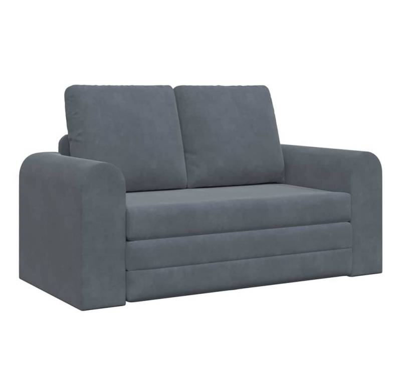 vidaXL Sofa Sofabett 2-in-1 Dunkelgrau 148x71x83 cm Velvet vidaXL Sofa Sofabett 2-in-1 Dunkelgrau 148x71x83 cm Velvet von vidaXL