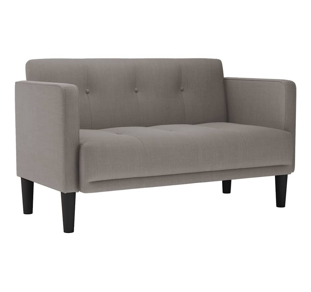 vidaXL Sofa Zweisitzer-Sofa Taupe 111 cm Stoff von vidaXL